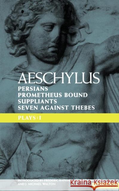 Aeschylus: Plays One Various 9780413651907 Methuen Publishing
