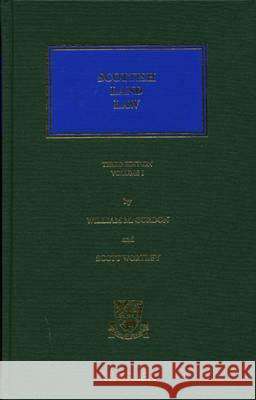 Scottish Land Law William M Gordon 9780414015548