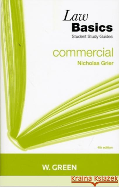 Commercial Law Basics Nicholas Grier 9780414017146