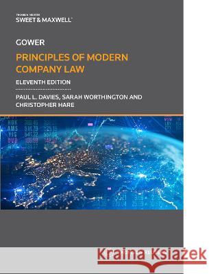 Gower: Principles of Modern Company Law Professor Paul Davies Professor Sarah Worthington Chris Hare 9780414088115