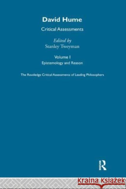 David Hume : Critical Assessments S. Tweyman Stanley Tweyman 9780415020121 Routledge