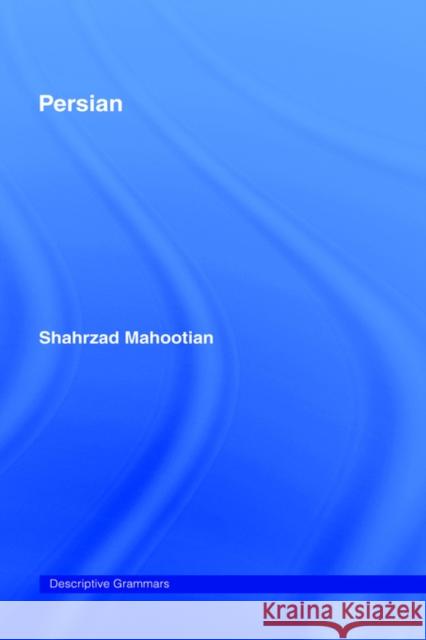 Persian Shahrzad Mahootian 9780415023115