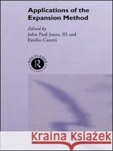 Applications of the Expansion Method John Jone John Paul Jones 9780415034944 Routledge