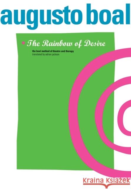 The Rainbow of Desire: The Boal Method of Theatre and Therapy Boal, Augusto 9780415103497 0