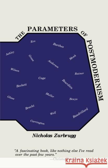 The Parameters of Postmodernism Nicholas Zurbrugg Nicholas Zurbrugg  9780415105613