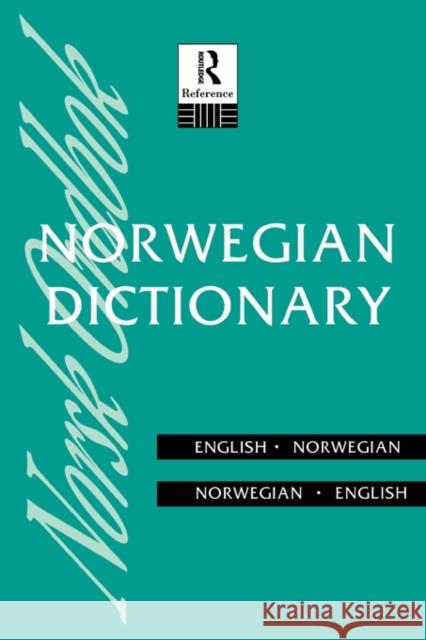 Norwegian Dictionary: Norwegian-English, English-Norwegian Cappelens, Forlang A. S. 9780415108010 0