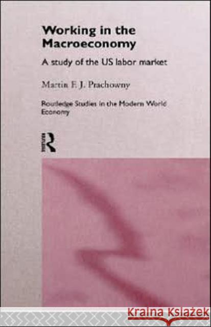 Working in the Macro Economy: A Study of the Us Labor Market Prachowny, Martin F. J. 9780415149273 Routledge