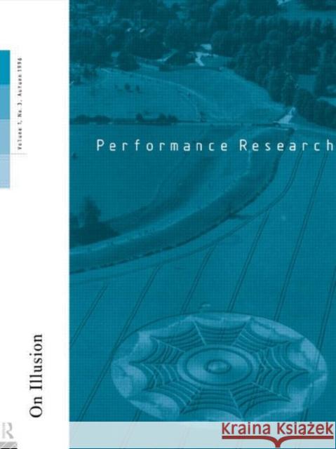 Performance Research 1.3 Richard Gough Richard Gough Claire MacDonald 9780415162104 Routledge