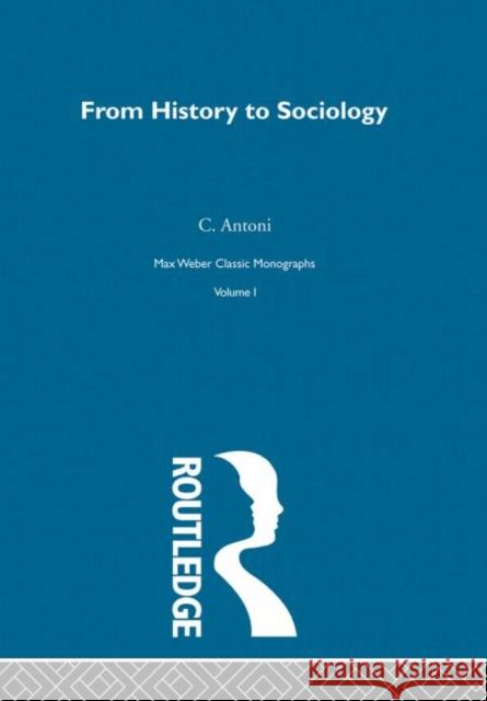 From Hist To Sociology      V1    9780415174527 Taylor & Francis