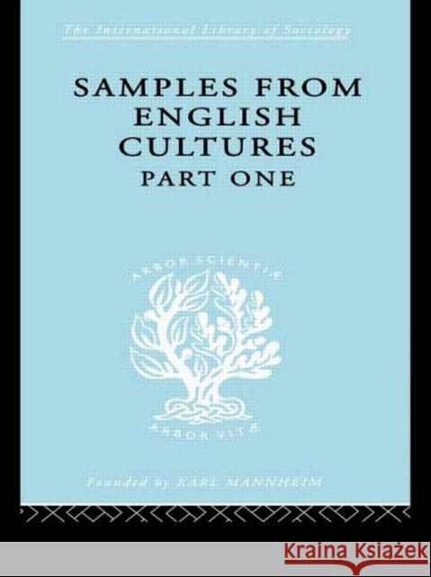 Samples from English Cultures : Part 1 Josephine Klein Josephine Klein  9780415175951 Taylor & Francis