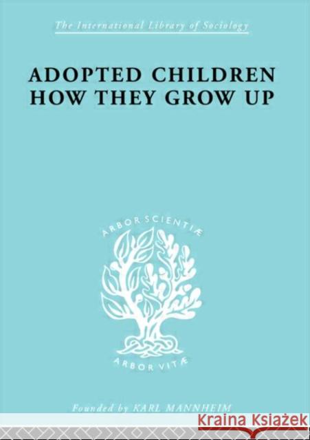 Adopted Children       Ils 123 A. McWhinnie 9780415176408 Routledge