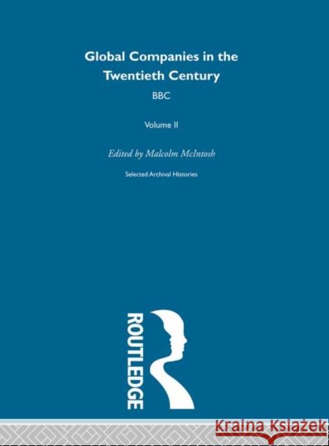 Bbc:Global Comp 20th Cent   V2 M. McIntosh 9780415181129 Routledge