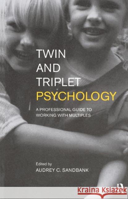 Twin and Triplet Psychology: A Professional Guide to Working with Multiples Sandbank, Audrey 9780415183987 Routledge