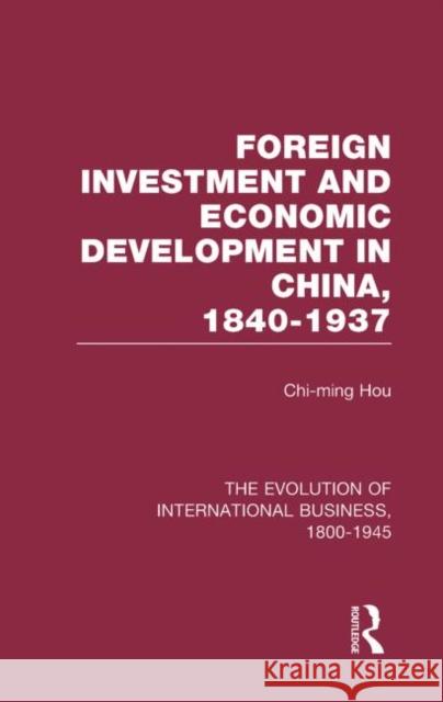 Foreign Invest Econ China   V8 Mark Casson Chi-Ming Hou 9780415190152 Routledge