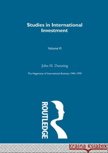 Studies Intnl Investment John H. Dunning 9780415190442 Routledge