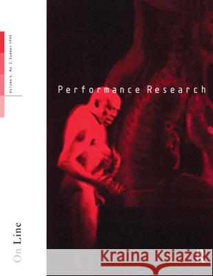 Performance Research: On Line Ric Allsopp Scott deLahunta Ric Allsopp 9780415198035 Taylor & Francis