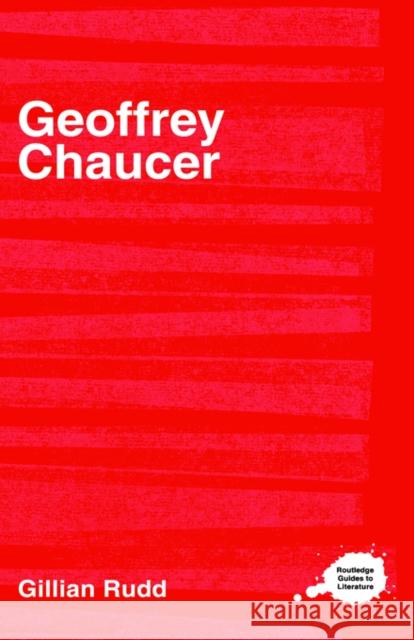 Geoffrey Chaucer Gillian Rudd 9780415202411 Routledge