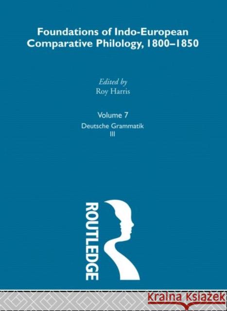 Deutsche Grammatik V3 V7 Harris, Roy 9780415204699 Routledge