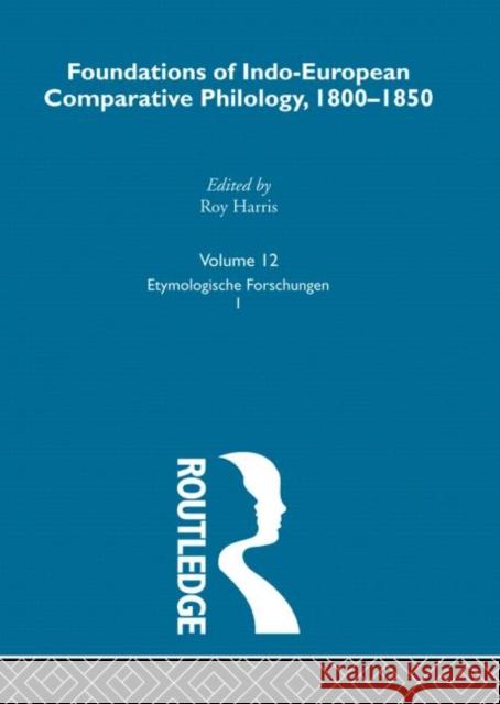 Etymol Forschungen V1 V12 Pott, August Friedrich 9780415204743 Routledge