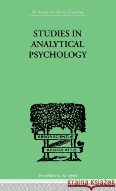 Studies in Analytical Psychology Gerhard Adler Adler Gerhard 9780415209380