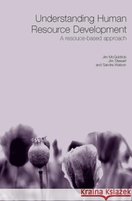 Understanding Human Resource Development : A Research-based Approach Jim McGoldrick Sandra Watson Jim Stewart 9780415226103 Brunner-Routledge