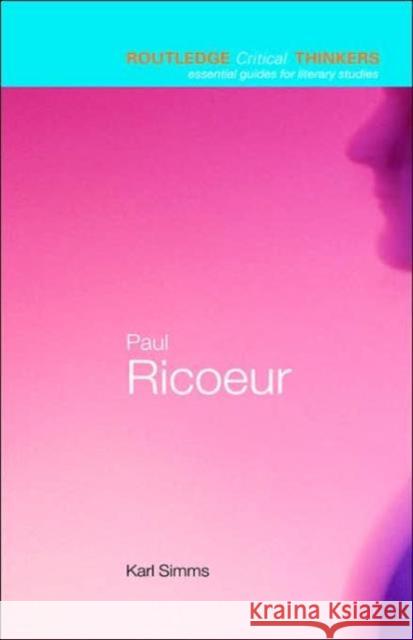 Paul Ricoeur Karl SIMMs 9780415236362 Routledge
