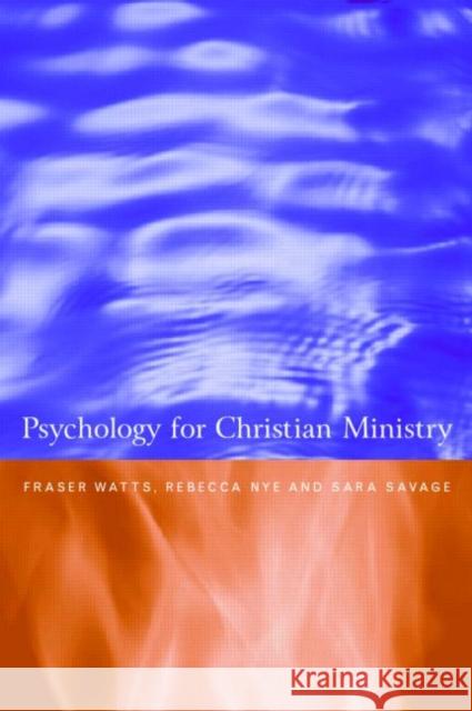 Psychology for Christian Ministry Rebecca Nye 9780415240376