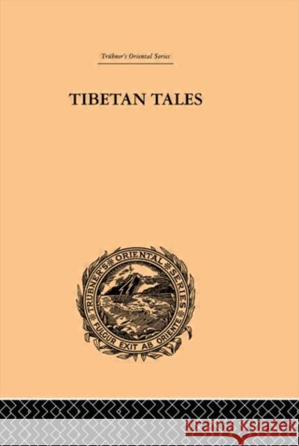 Tibetan Tales Derived from Indian Sources F. Anton Vo 9780415244831 Routledge