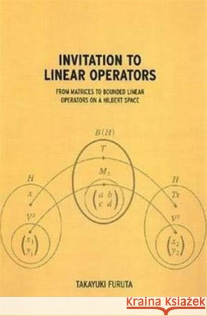Invitation to Linear Operators: From Matrices to Bounded Linear Operators on a Hilbert Space Furuta, Takayuki 9780415267991