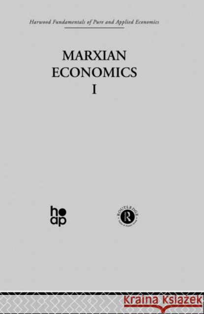 U: Marxian Economics I J. Lesourne 9780415269834 Taylor & Francis