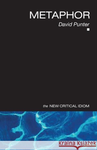 Metaphor David Punter 9780415281669 Routledge