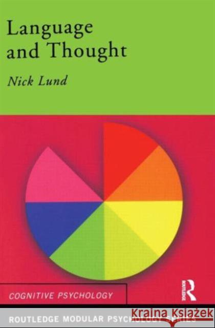 Language and Thought Nick Lund Lund Nick 9780415282918 Routledge