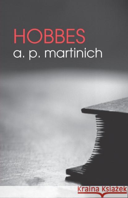 Hobbes A P Martinich 9780415283281