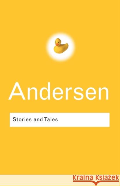 Stories and Tales Hans Christian Andersen 9780415285988 0