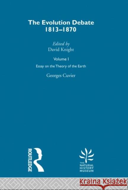 Essay on the Theory of the Earth, 1813 Georges Cuvier Cuvier Georges 9780415289238 Routledge