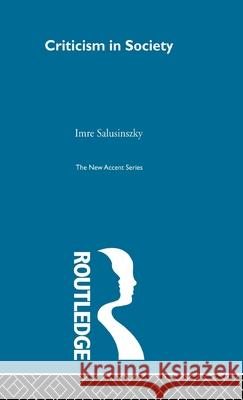Criticism & Society    9780415291361 Taylor & Francis
