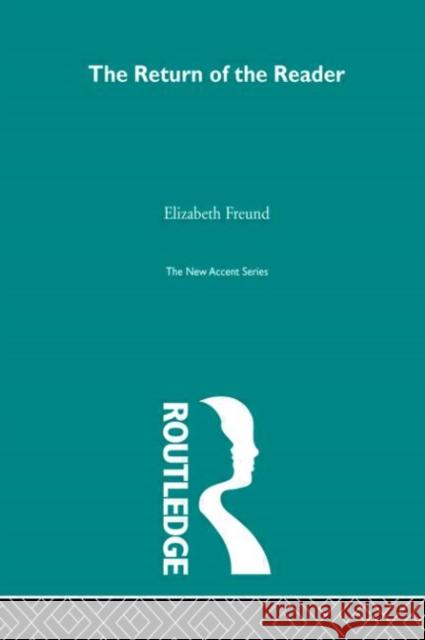 Return Of Reader Elizabeth Freund 9780415291453 Routledge