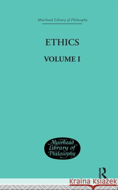 Ethics : Volume I Nicolai Hartmann 9780415295703 Routledge