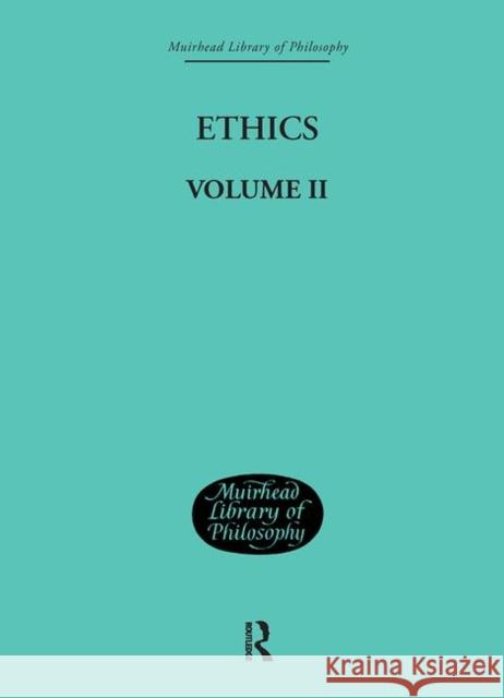 Ethics : Volume II Nicolai Hartmann 9780415295710 Routledge