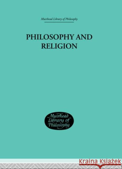 Philosophy and Religion Axel Hagerstrom 9780415296250 Routledge