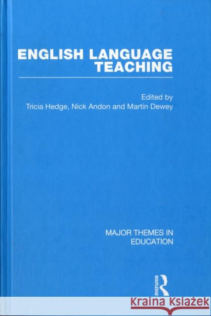 English Language Teaching Patricia Hedge Patricia Hedge  9780415299435 Taylor & Francis