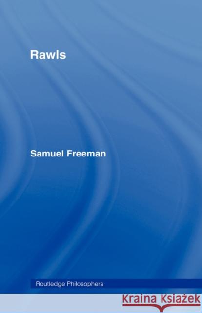 Rawls Samuel Freeman 9780415301084 Routledge