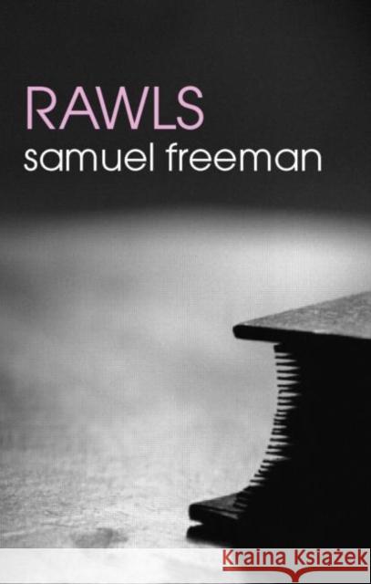 Rawls Samuel Freeman 9780415301091 Taylor & Francis Ltd