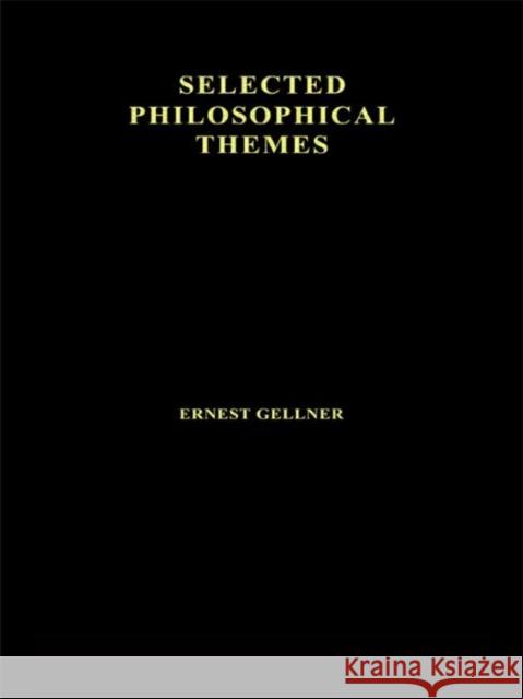 Contemporary Thought and Politics Ernest Gellner 9780415302975 Routledge