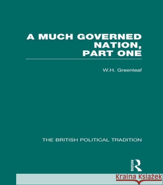 Much Governed Nation Pt1 Vol 3    9780415303026 Taylor & Francis