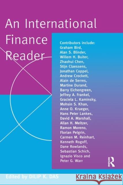An International Finance Reader Dilip K. Das 9780415312639 Routledge