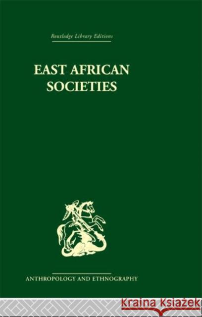 East African Societies Aylward Shorter A. Shorter Shorter Aylward 9780415330046 Routledge
