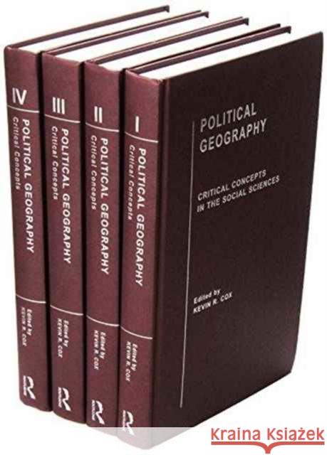 Political Geography Kevin Cox 9780415332101 Routledge