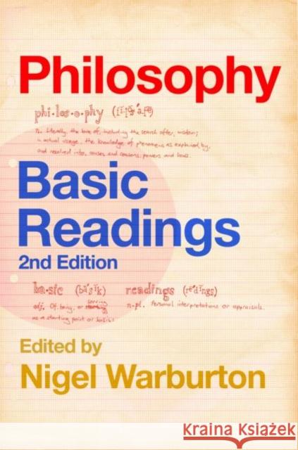 Philosophy: Basic Readings Nigel Warburton 9780415337984