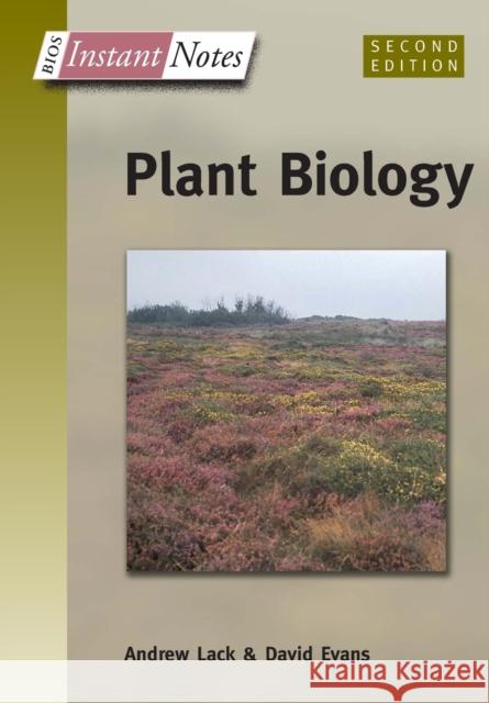 BIOS Instant Notes in Plant Biology Andrew Lack 9780415356435 0